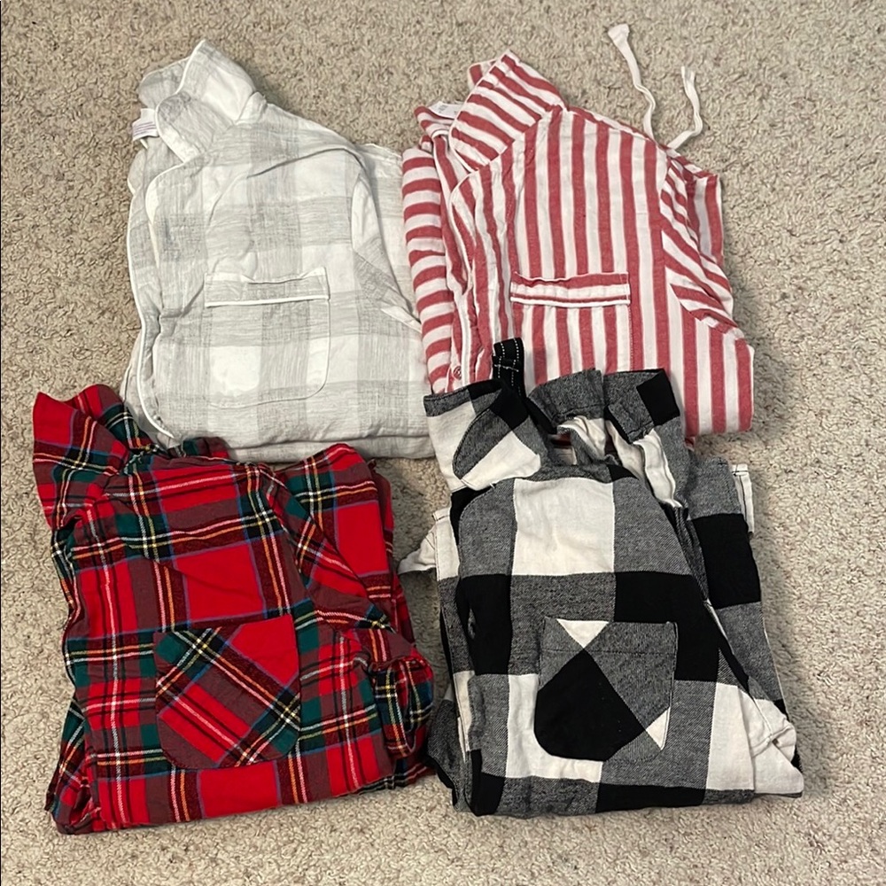 4 pairs of pajamas